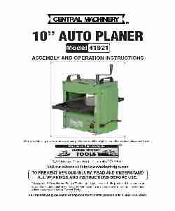 Harbor Freight Tools Planer 41921-page_pdf
